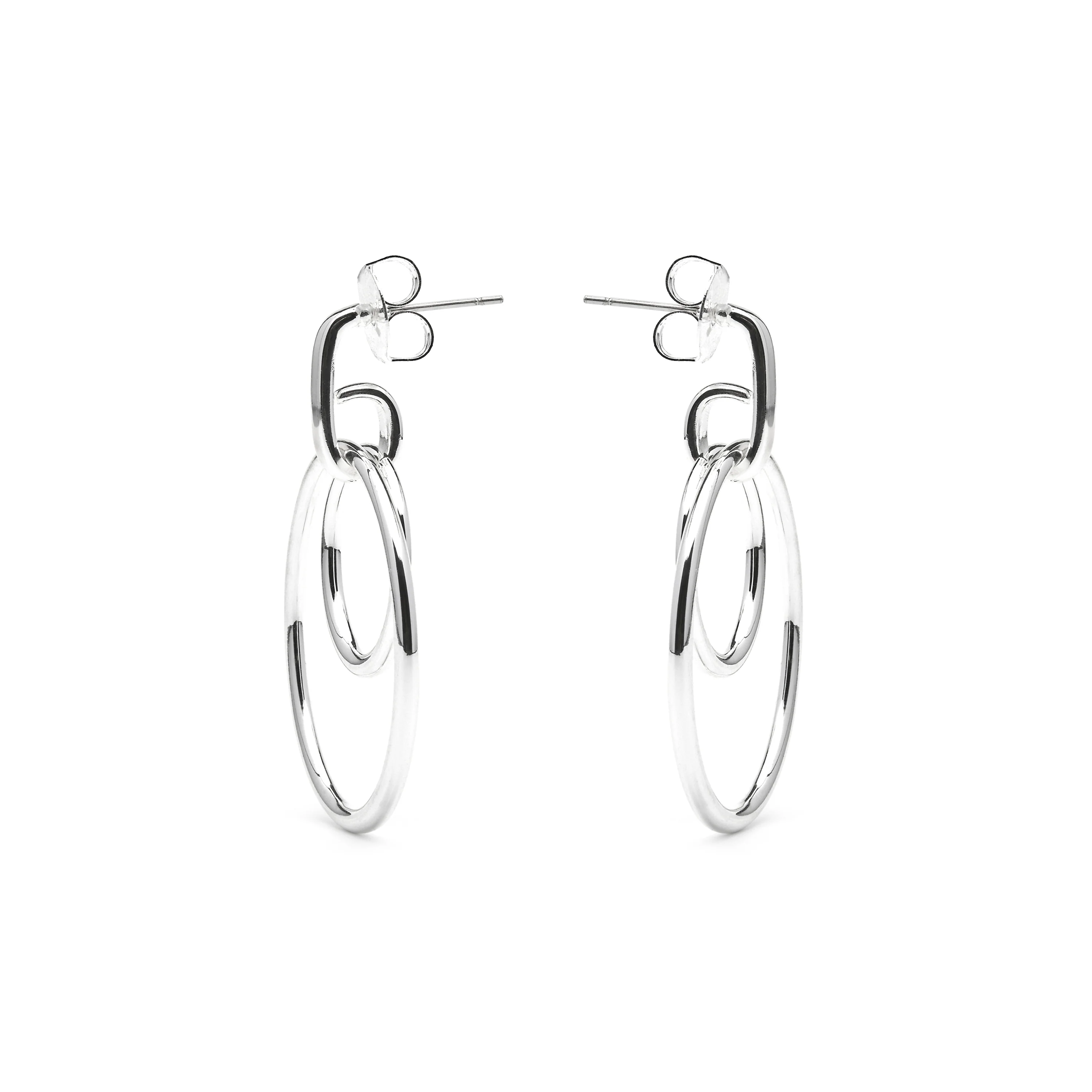 Pendientes acabado plata - Makir - Image 3