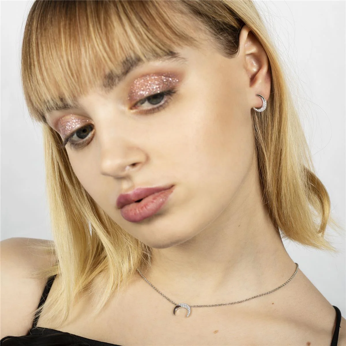 Pendientes Maksy Plata De Ley 925 - Maksy BLANCO - Image 2