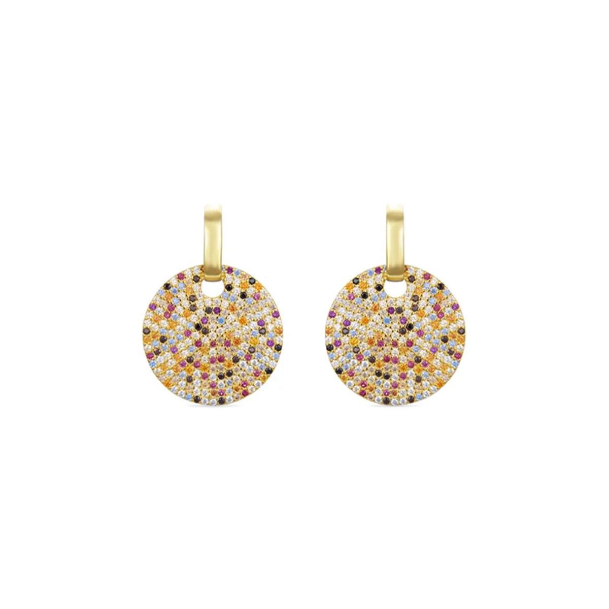 Pendientes Malgrim Plata De Ley 925 - Malgrim MULTICOLOR