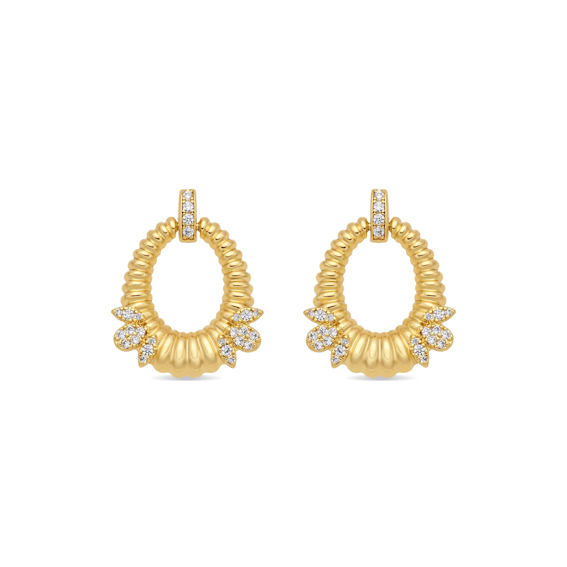 Pendientes Mame acabado oro amarillo 18k - Mame