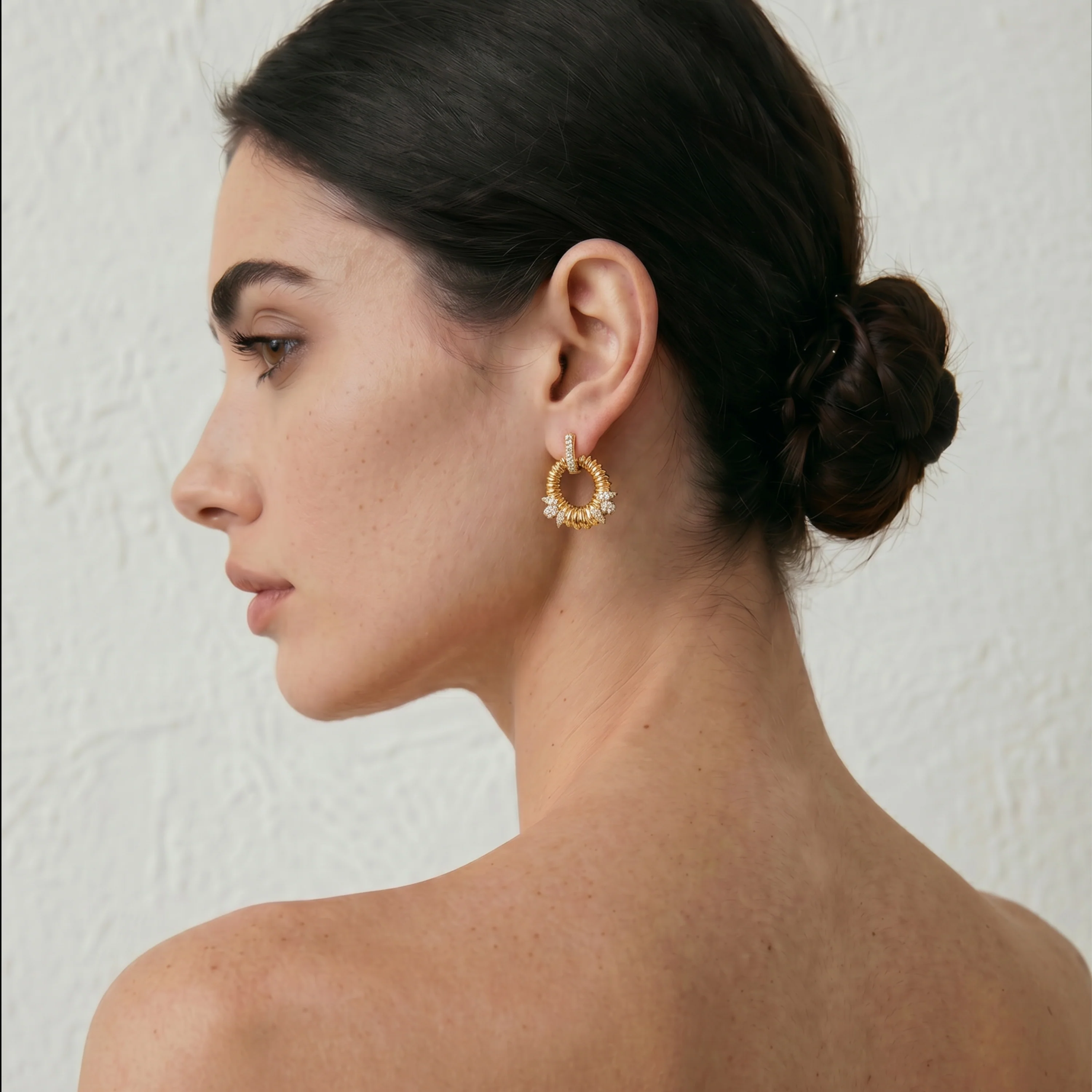 Pendientes Mame acabado oro amarillo 18k - Mame - Image 4