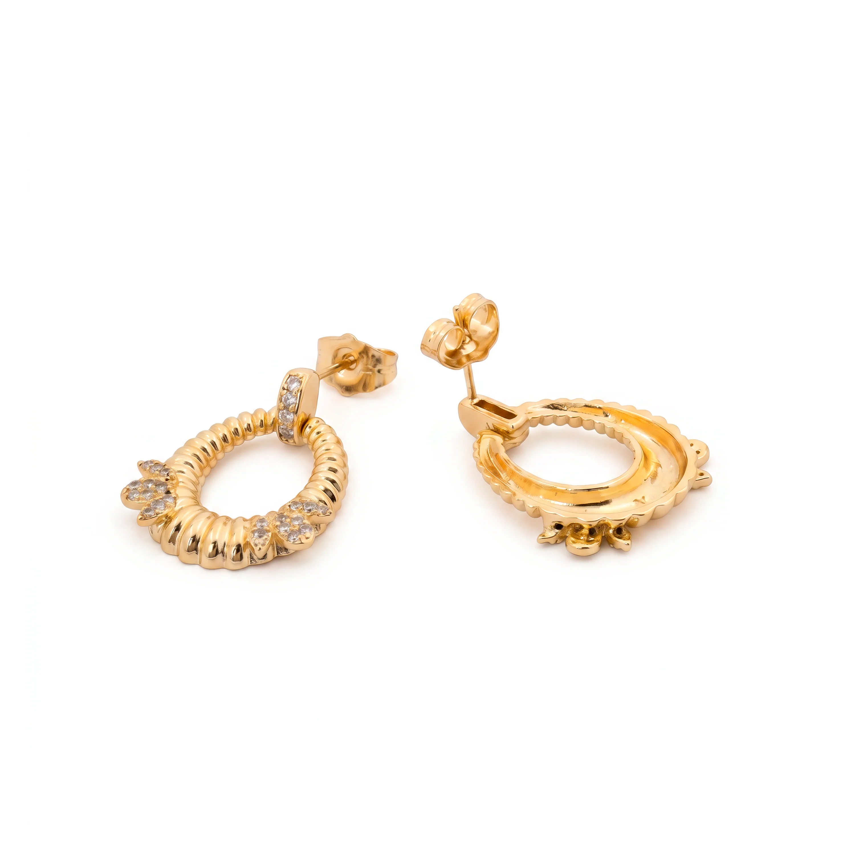 Pendientes Mame acabado oro amarillo 18k - Mame - Image 5
