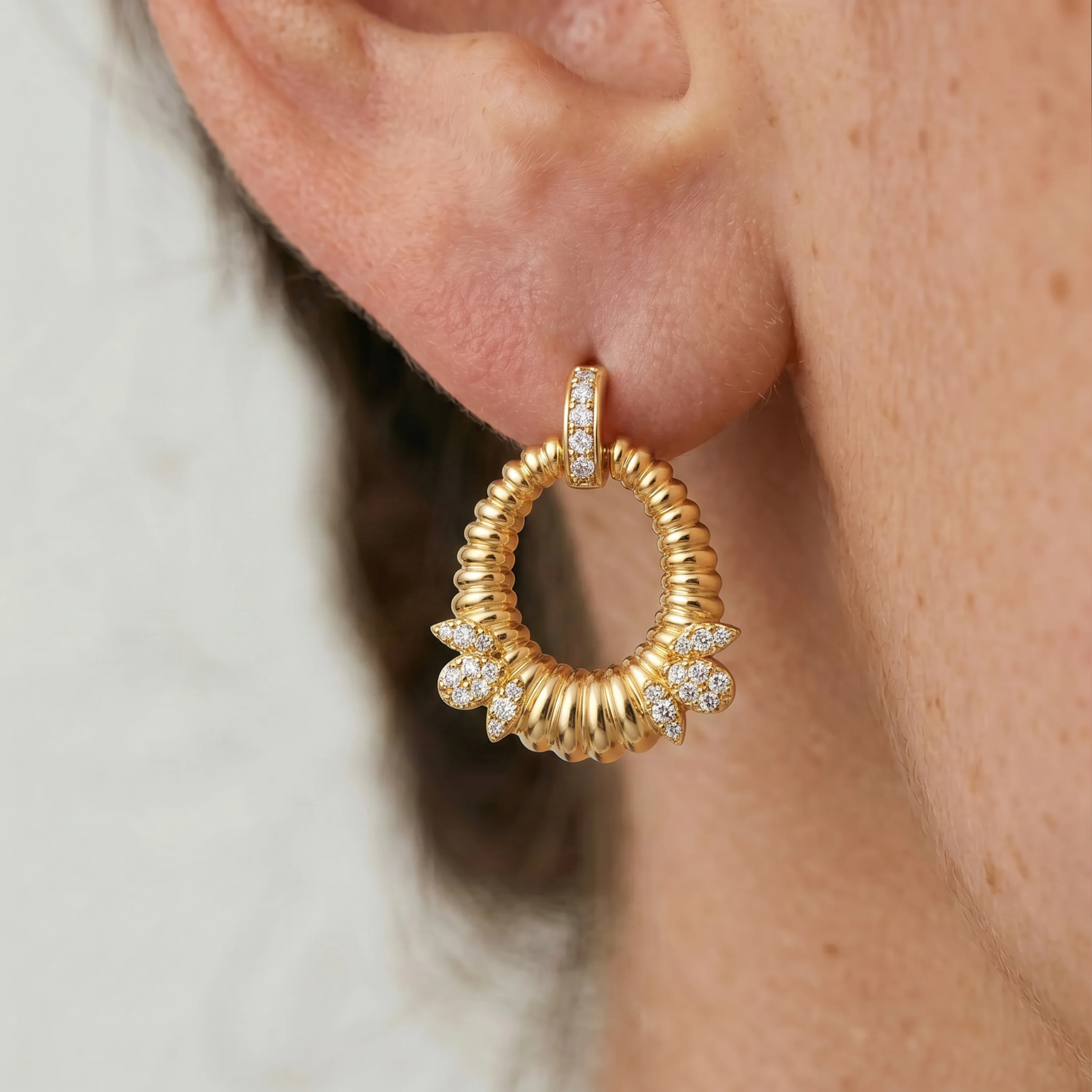 Pendientes Mame acabado oro amarillo 18k - Mame - Image 6