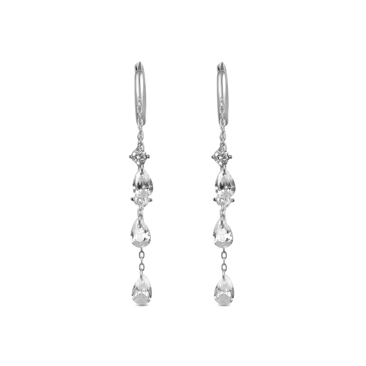 Pendientes Mamsul Plata De Ley 925 - Mamsul BLANCO
