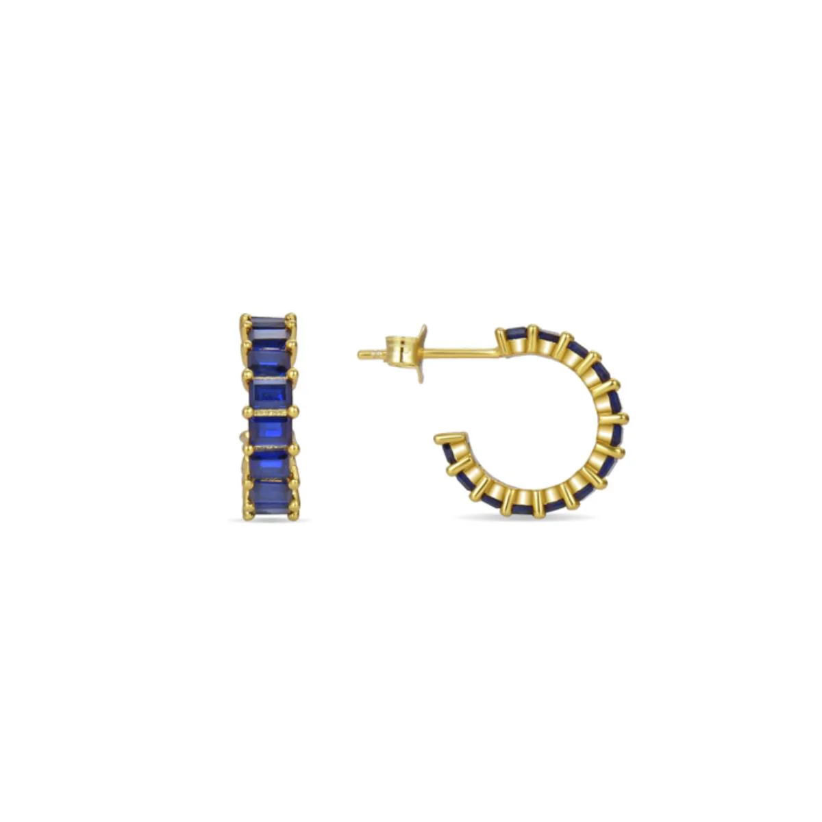 Pendientes Manme Plata De Ley 925 - Manme AZUL