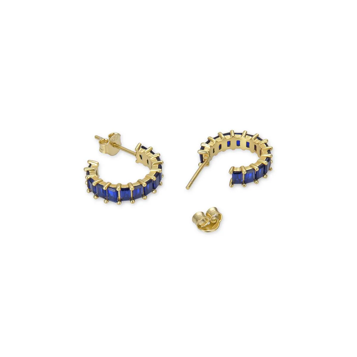 Pendientes Manme Plata De Ley 925 - Manme AZUL - Image 3
