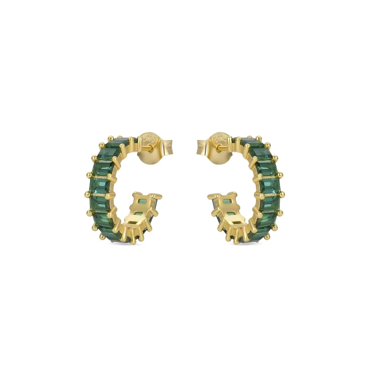 Pendientes Manme Plata De Ley 925 - Manme VERDE - Image 2