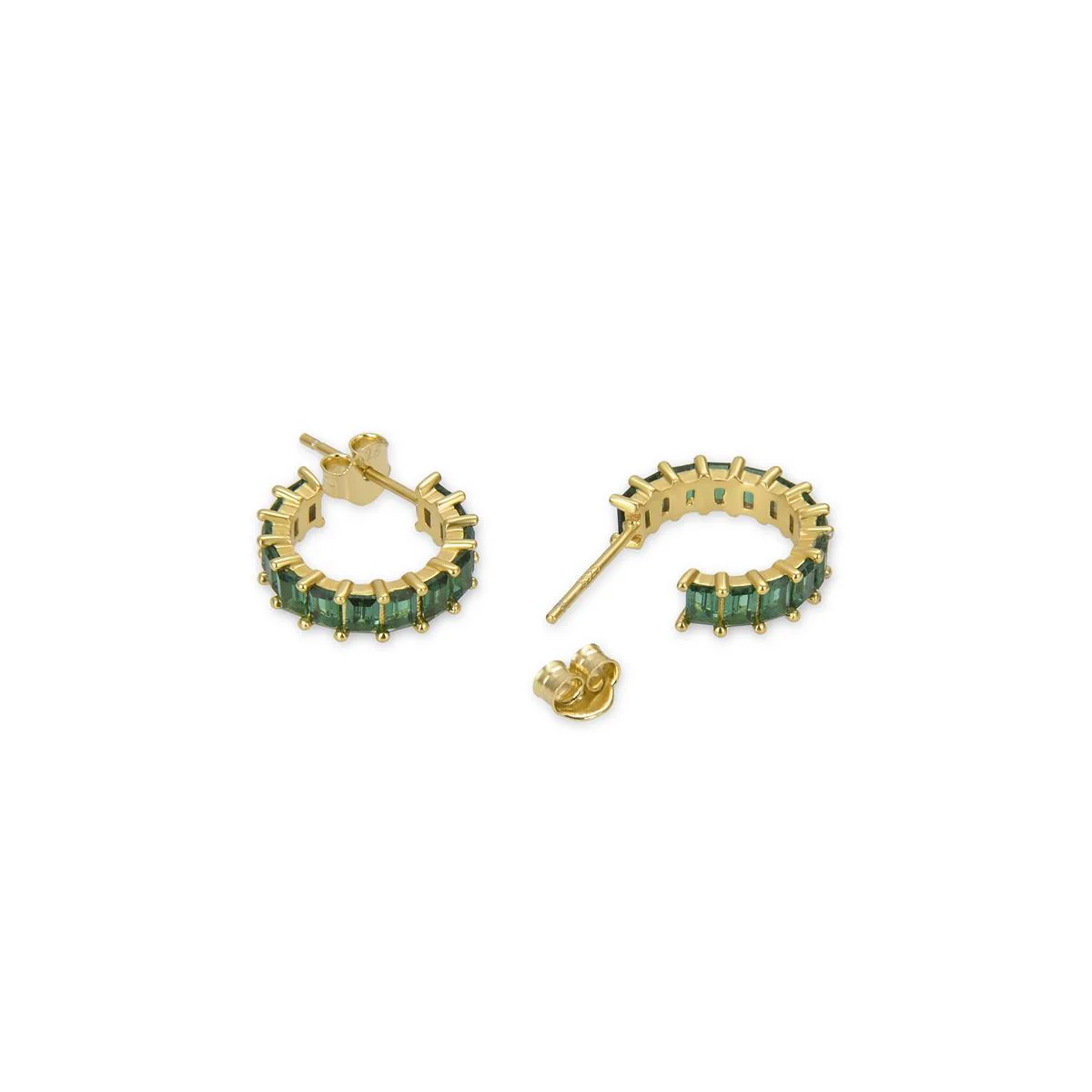 Pendientes Manme Plata De Ley 925 - Manme VERDE - Image 3