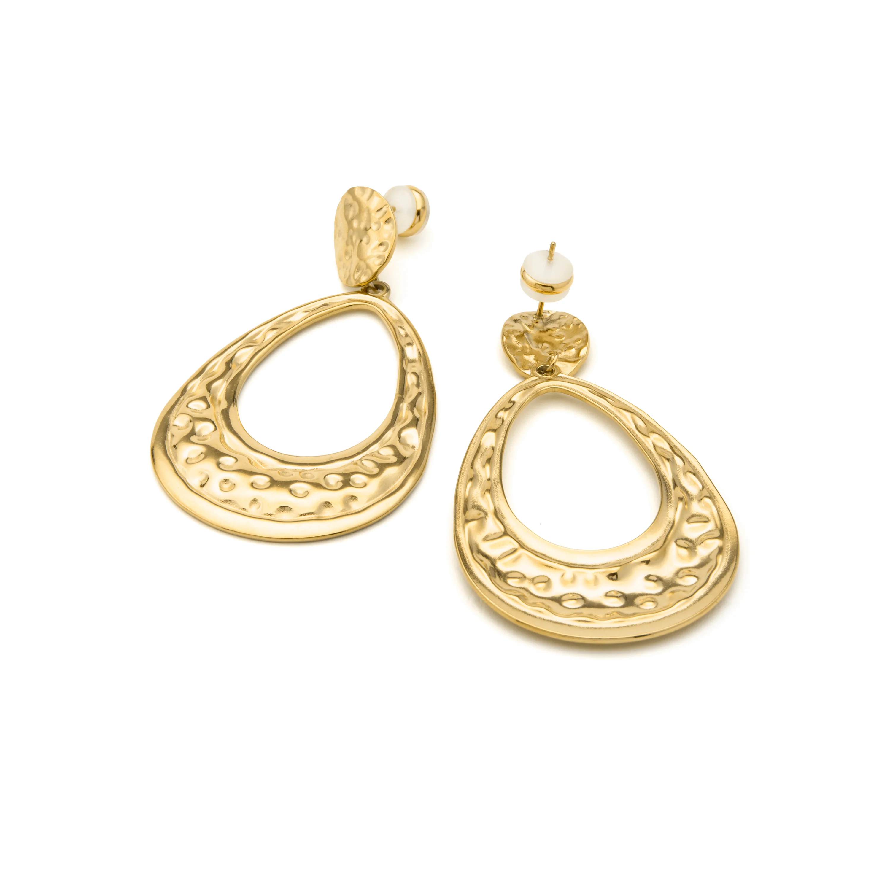 Pendientes acabado en oro amarillo 18k - Mayso - Image 5