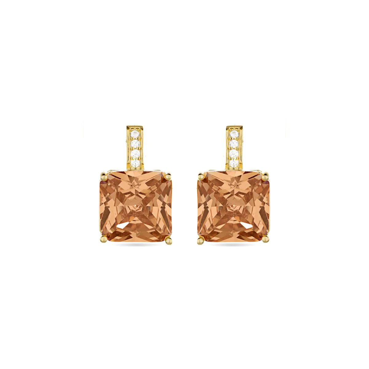 Pendientes Mekau Plata de Ley 925 - Mekau AMARILLO