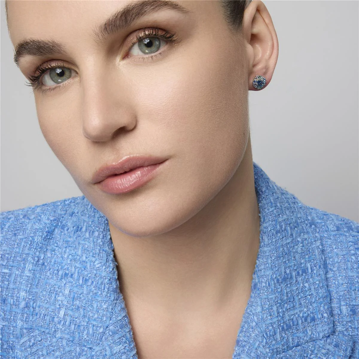 Pendientes Mezay Plata de Ley 925 - Mezay AZUL - Image 4