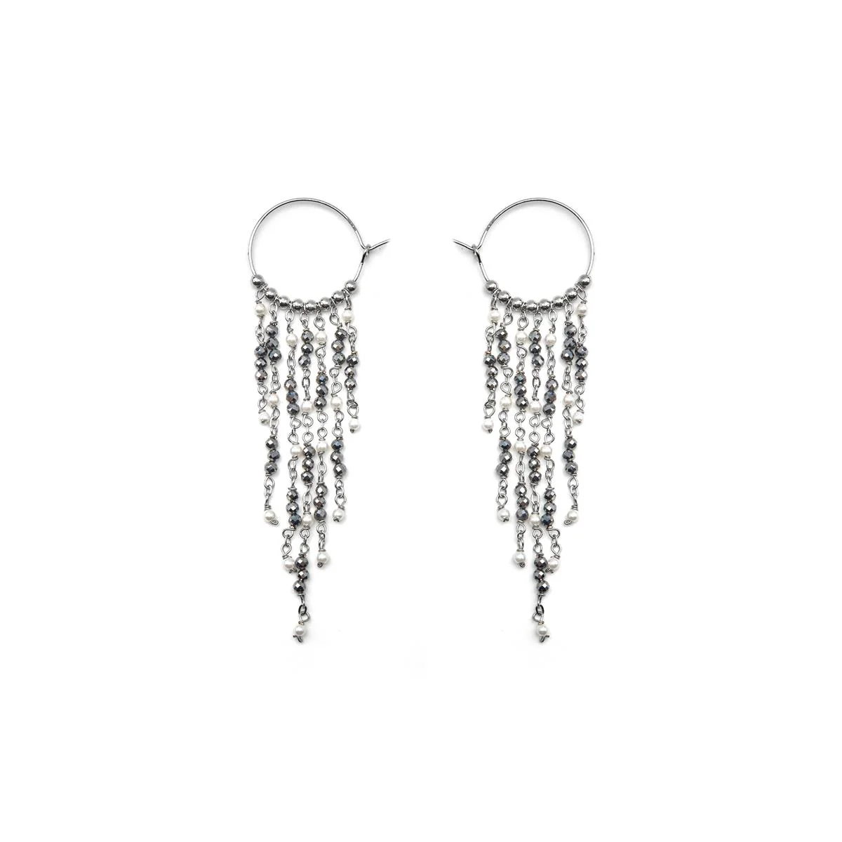 Pendientes Miakde Plata de Ley 925 - Miakde BLANCO - Image 2