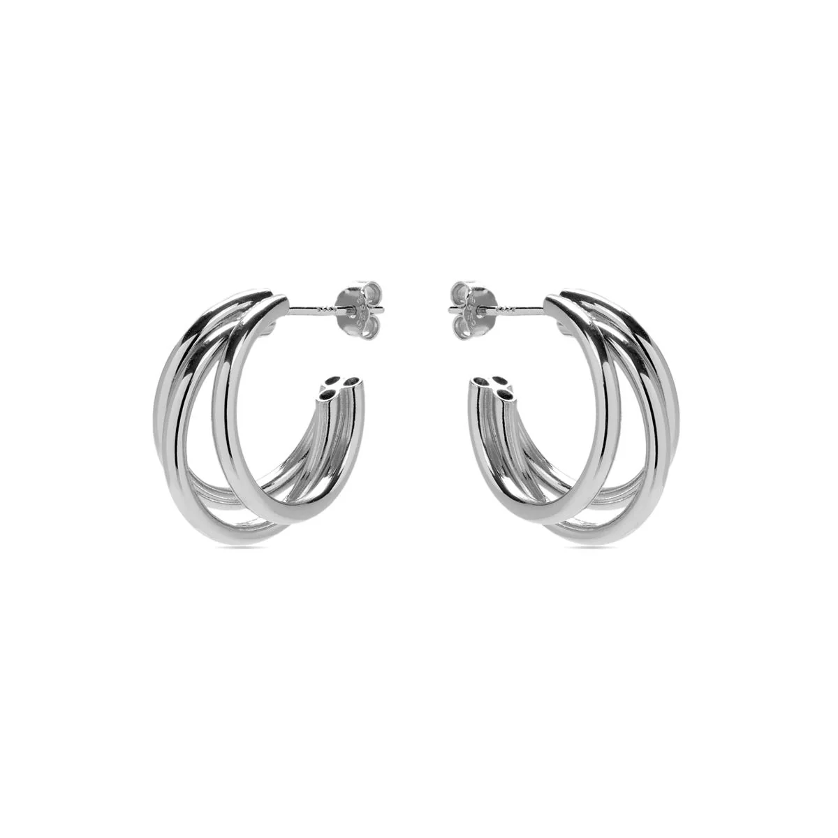 Pendientes Micoh Plata De Ley 925 - Micoh GRIS - Image 2