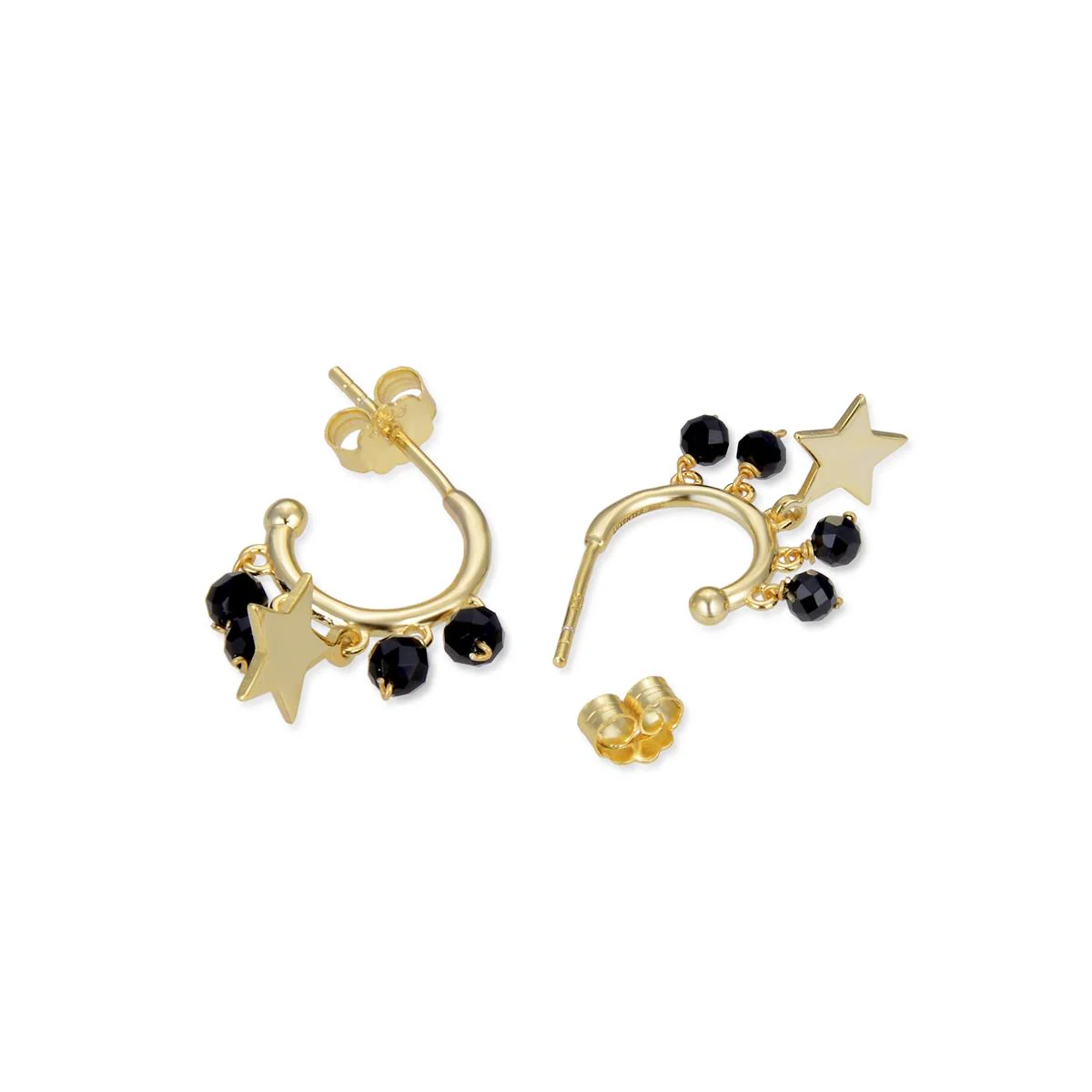Pendientes Mileu Plata De Ley 925 - Mileu NEGRO - Image 3