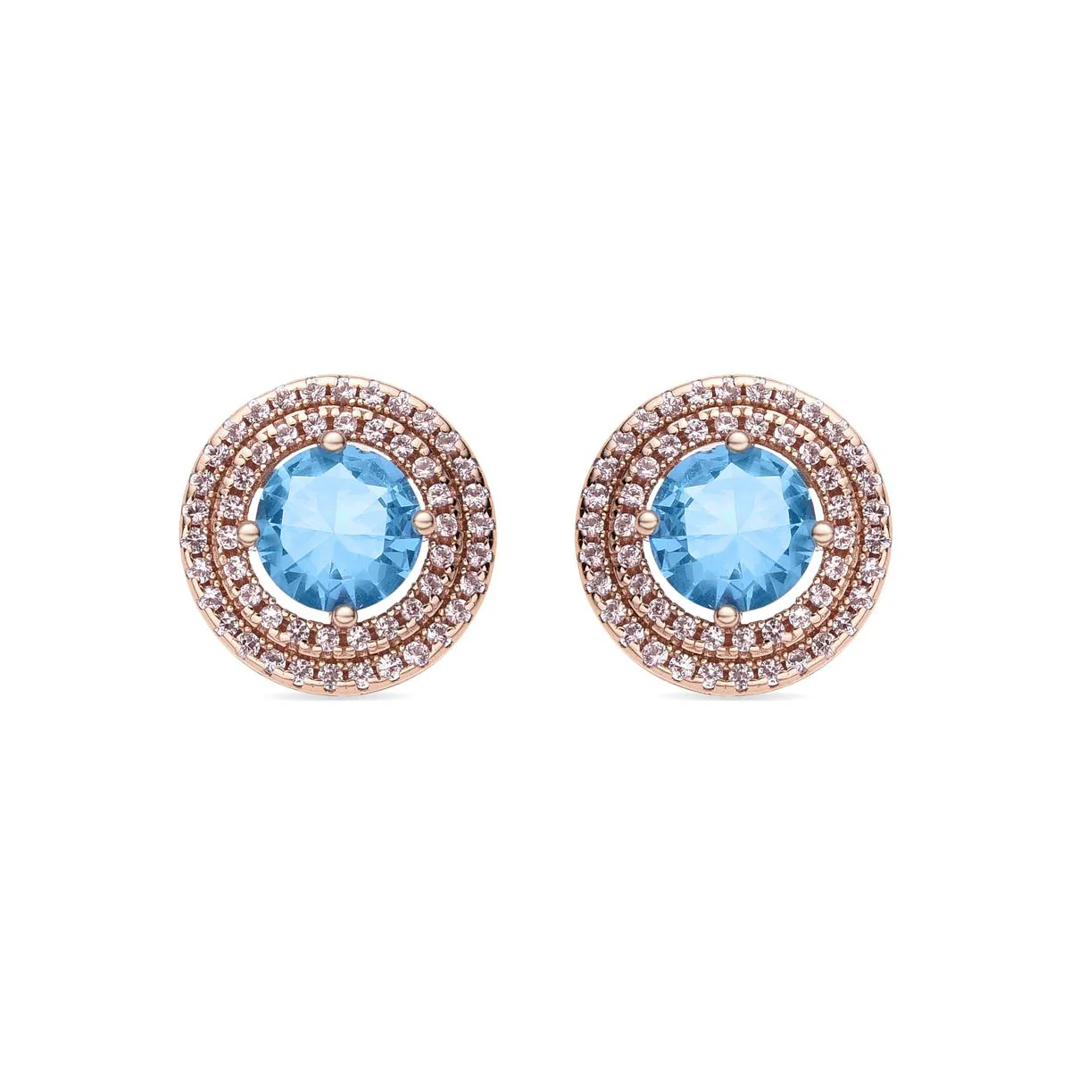 Pendientes Mion Plata De Ley 925 - Mion AZUL