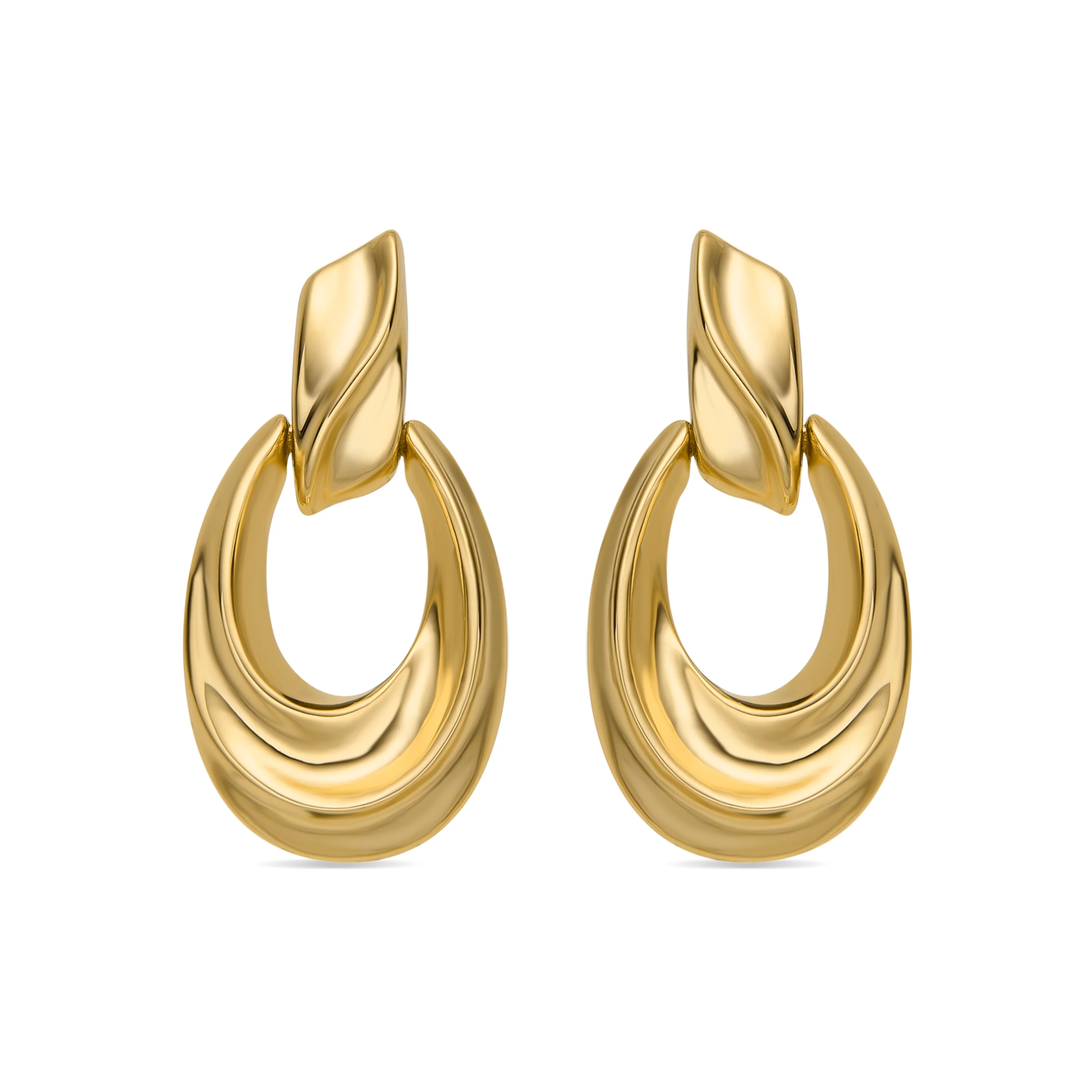 Pendientes acabado oro 18k - Miota