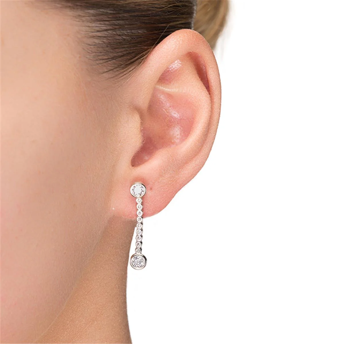 Pendientes Mirto Plata De Ley 925 - Mirto BLANCO - Image 2