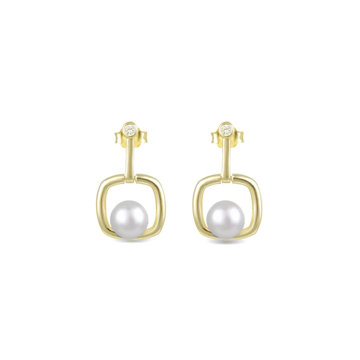 Pendientes Mixo Plata De Ley 925 - Mixo BLANCO