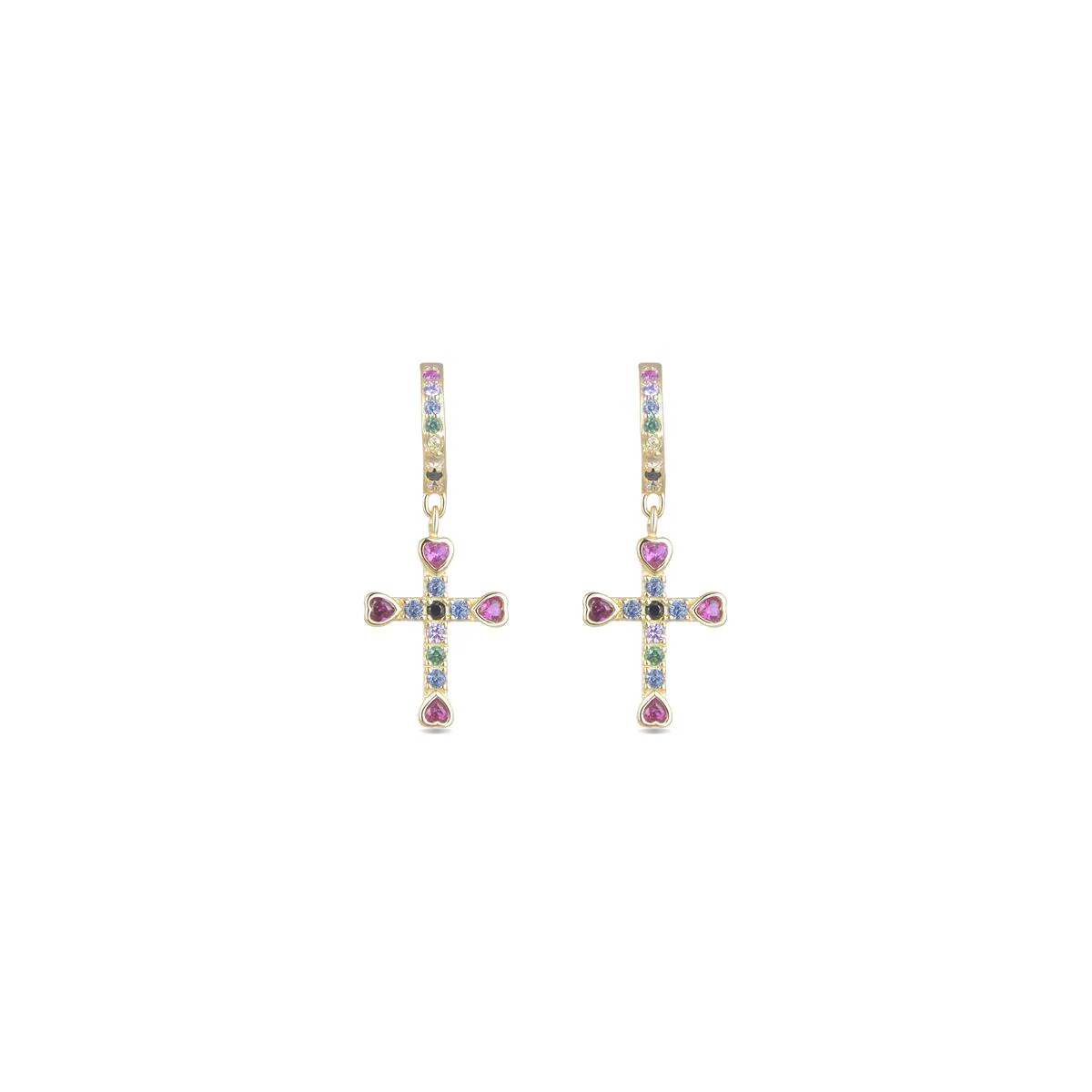 Pendientes Moard Plata De Ley 925 - Moard MULTICOLOR
