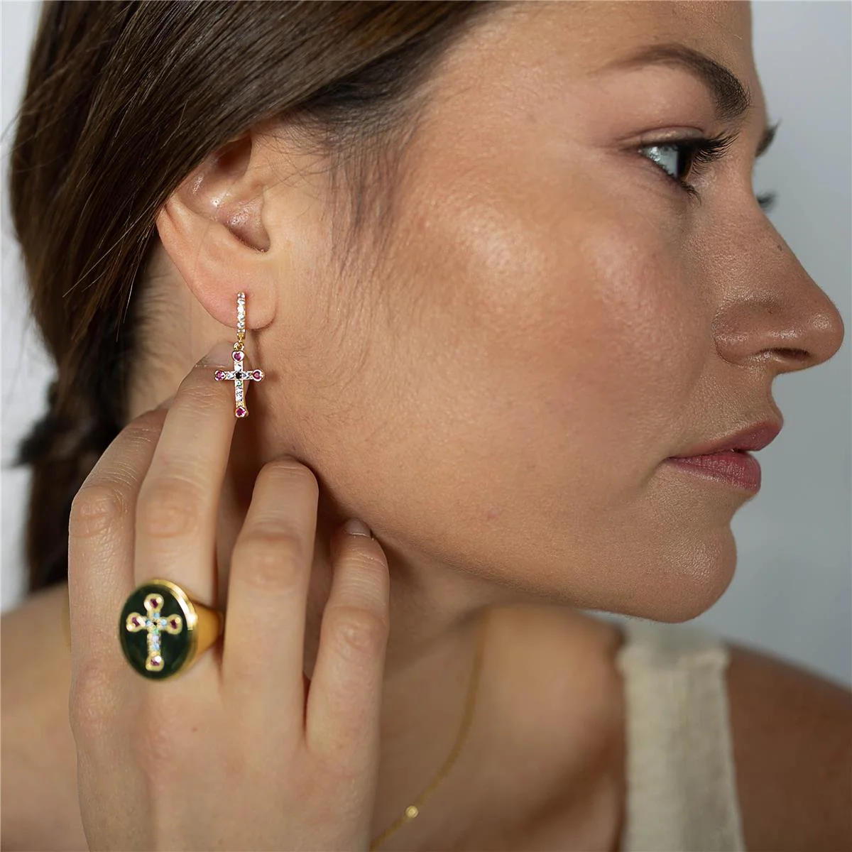 Pendientes Moard Plata De Ley 925 - Moard MULTICOLOR - Image 4
