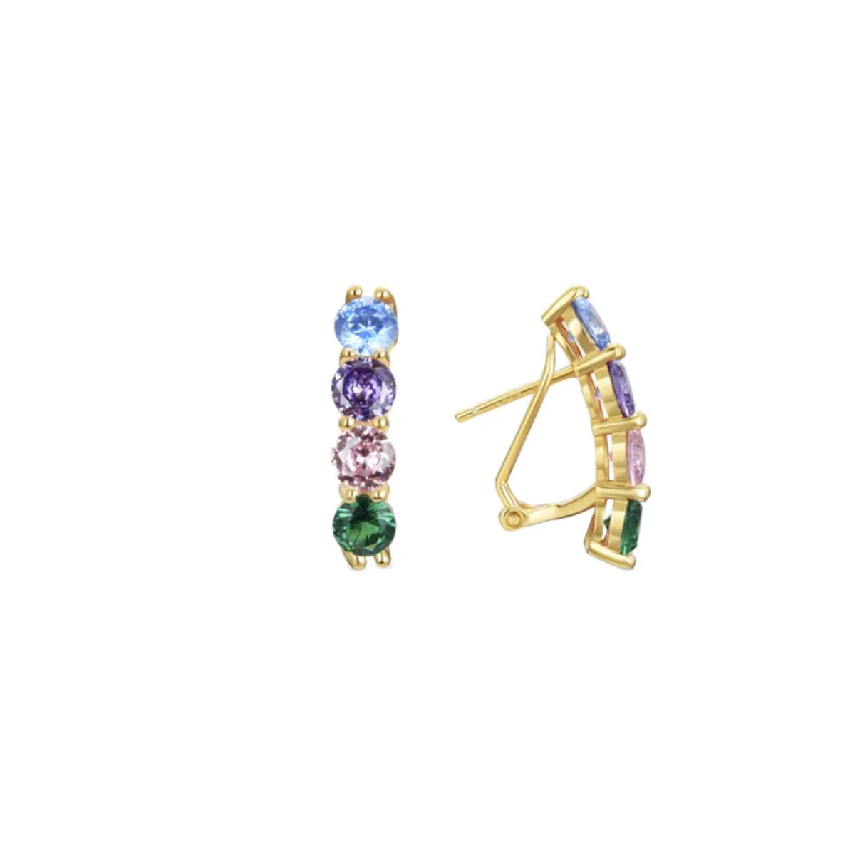 Pendientes Mohir Plata De Ley 925 - Mohir MULTICOLOR