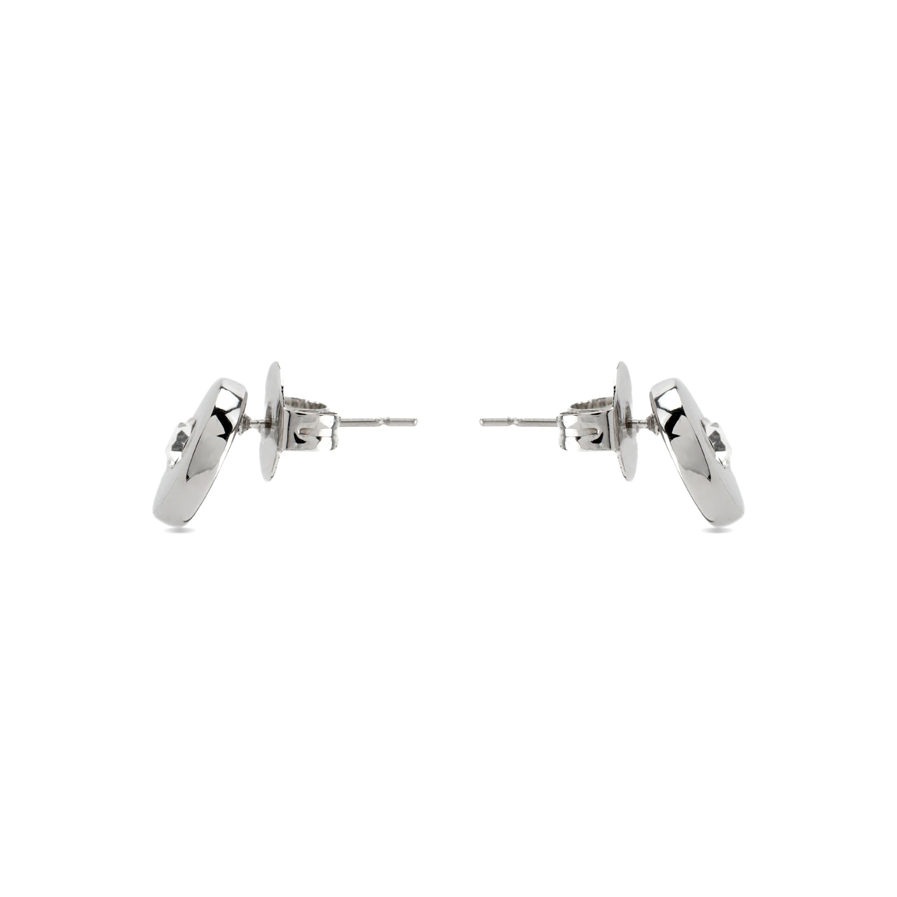 Pendientes con Circonita Brillante acabado plata - Moi - Image 2