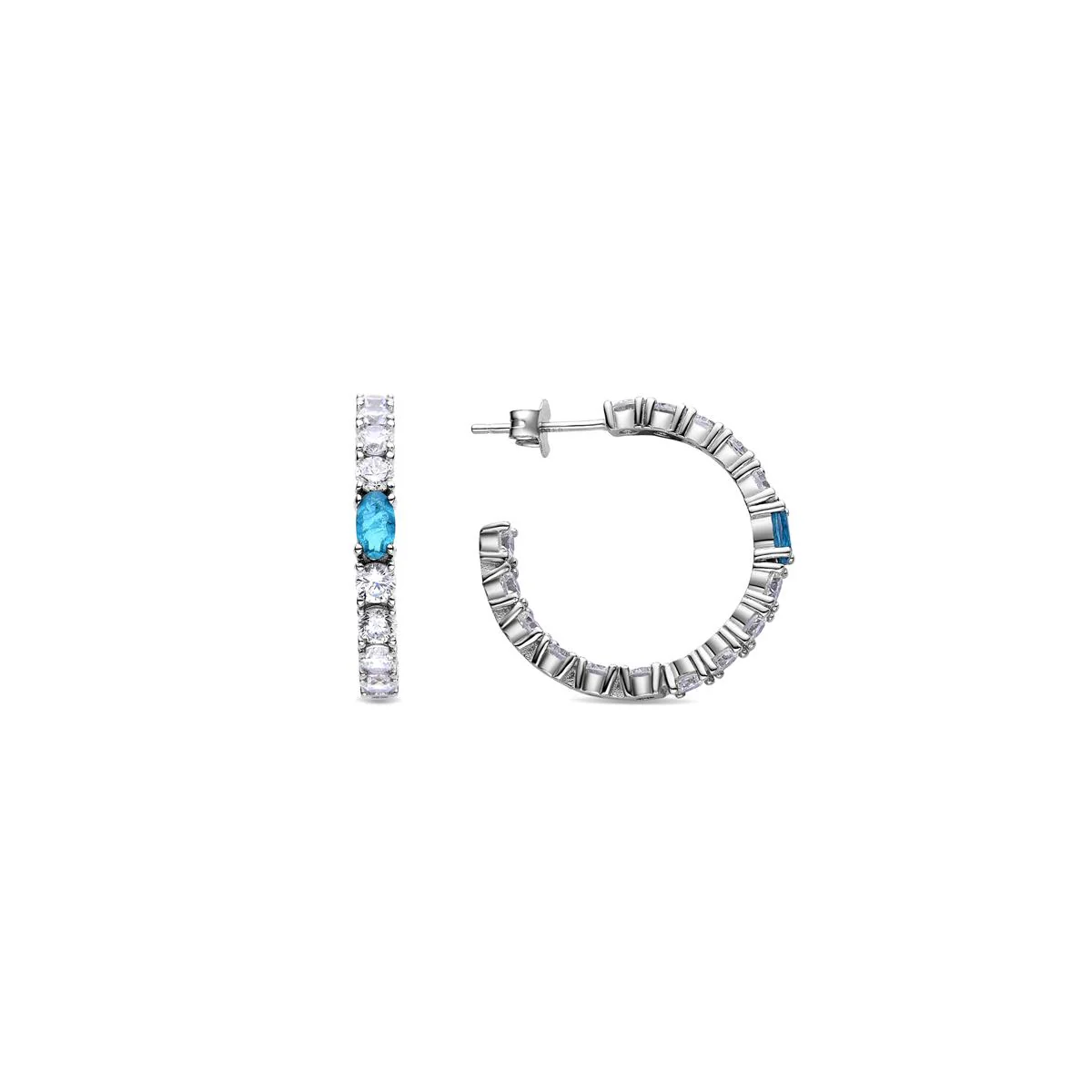 Pendientes Moli Plata de Ley 925 - Moli VERDE