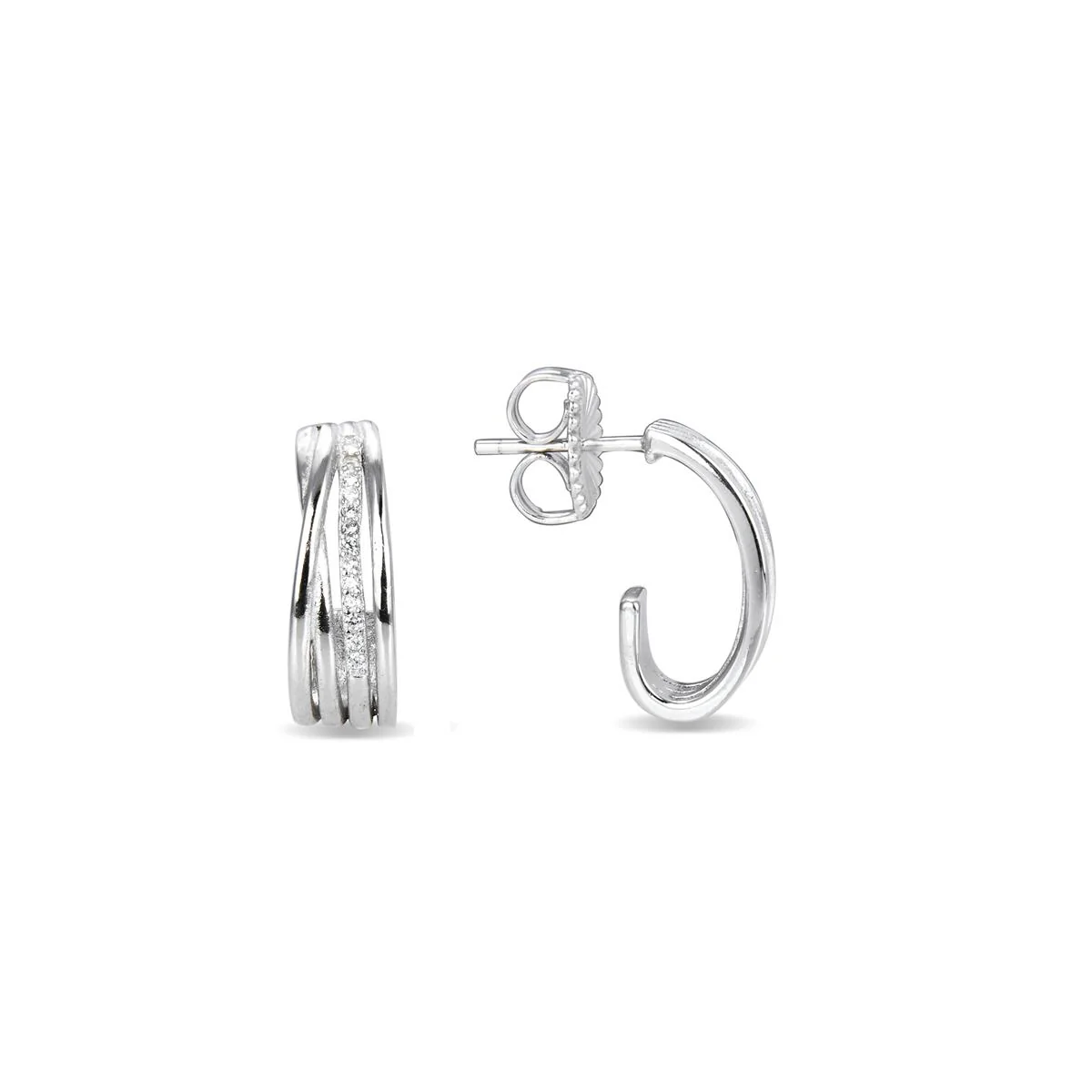 Pendientes Mondel Plata De Ley 925 - Mondel BLANCO