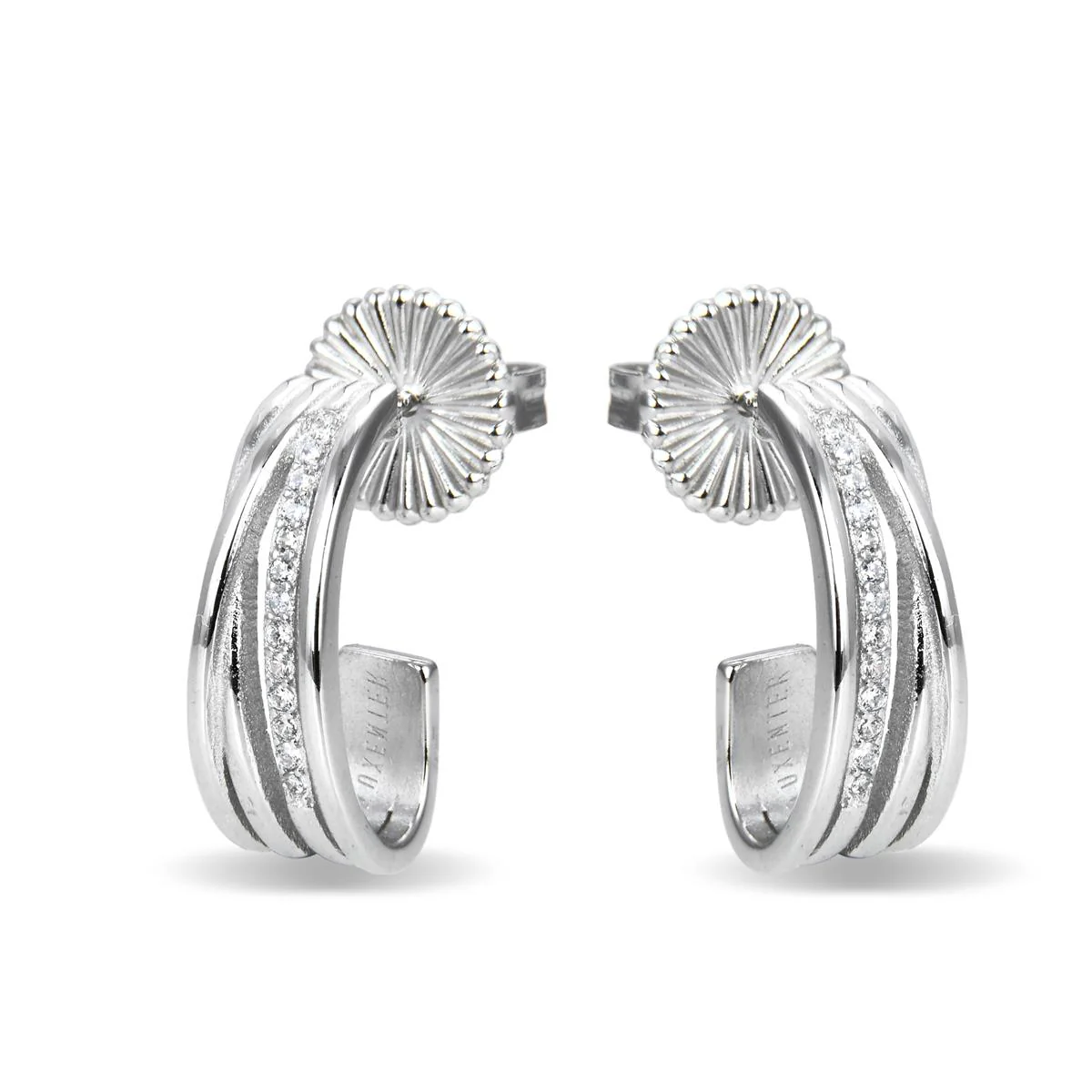 Pendientes Mondel Plata De Ley 925 - Mondel BLANCO - Image 2