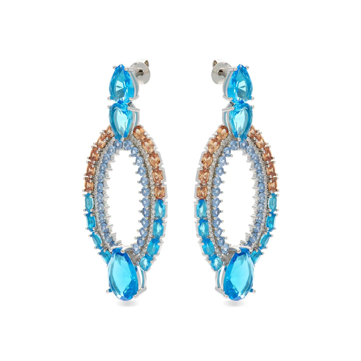 Pendientes Morat Plata De Ley 925 - Morat MULTICOLOR - Image 2
