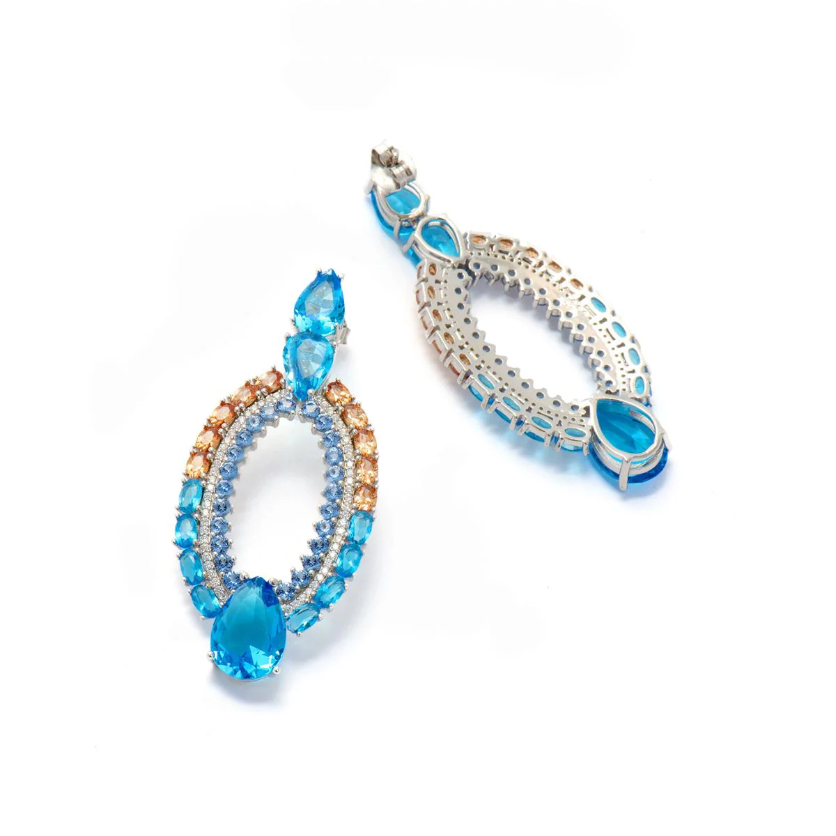 Pendientes Morat Plata De Ley 925 - Morat MULTICOLOR - Image 3
