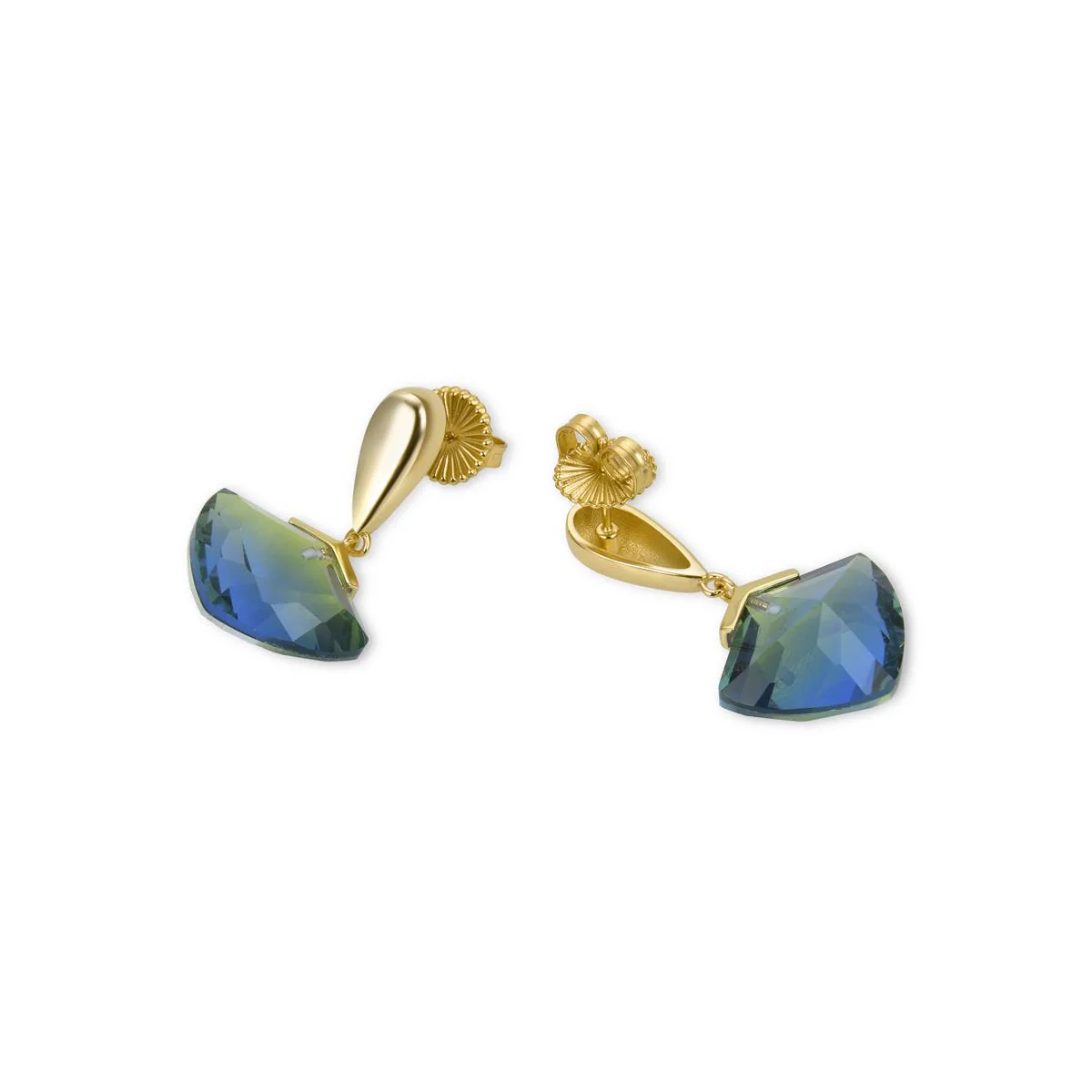 Pendientes Mowa Plata De Ley 925 - Mowa VERDE - Image 3