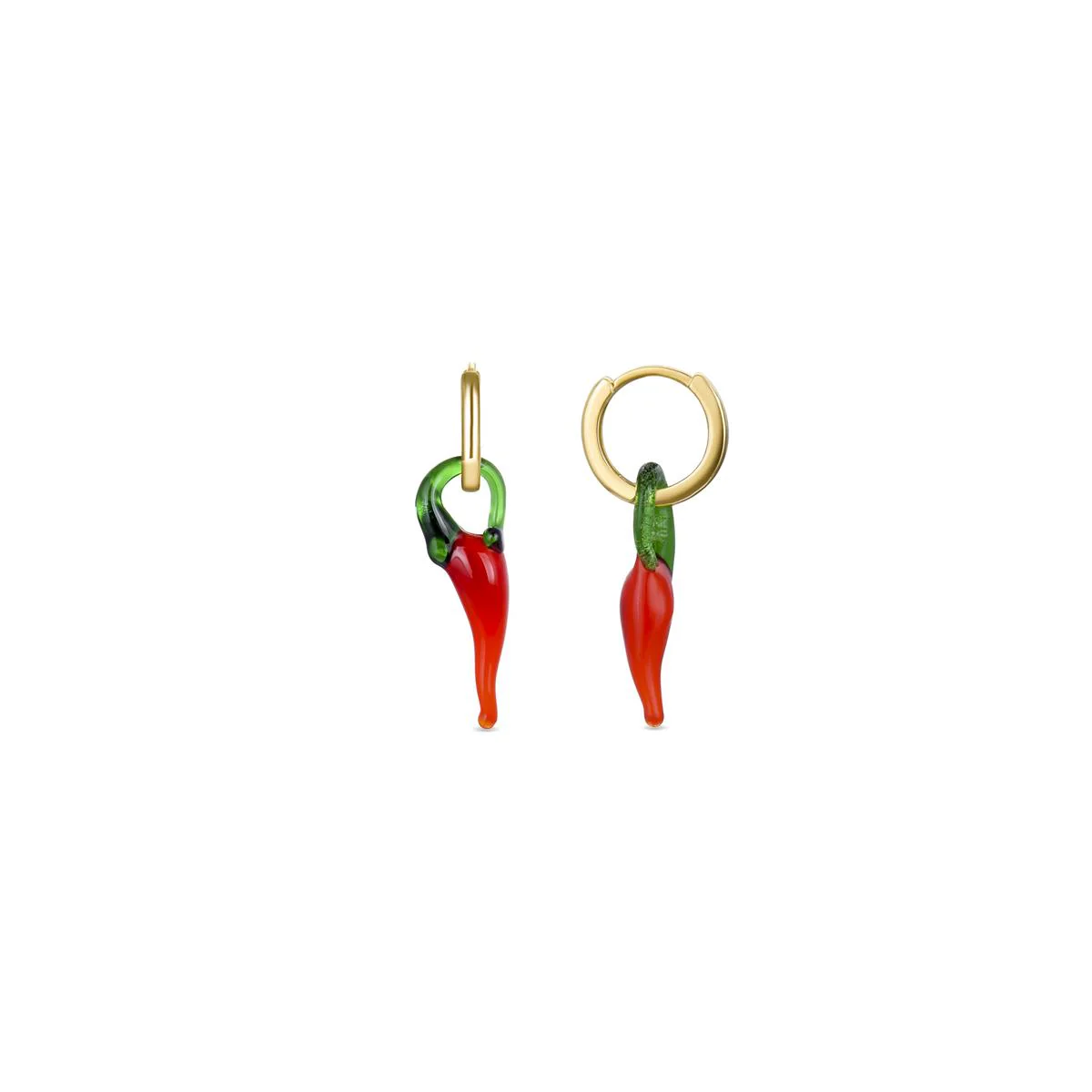 Pendientes Muhizz Plata De Ley 925 - Muhizz ROJO