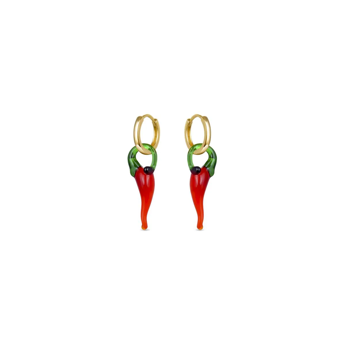 Pendientes Muhizz Plata De Ley 925 - Muhizz ROJO - Image 2