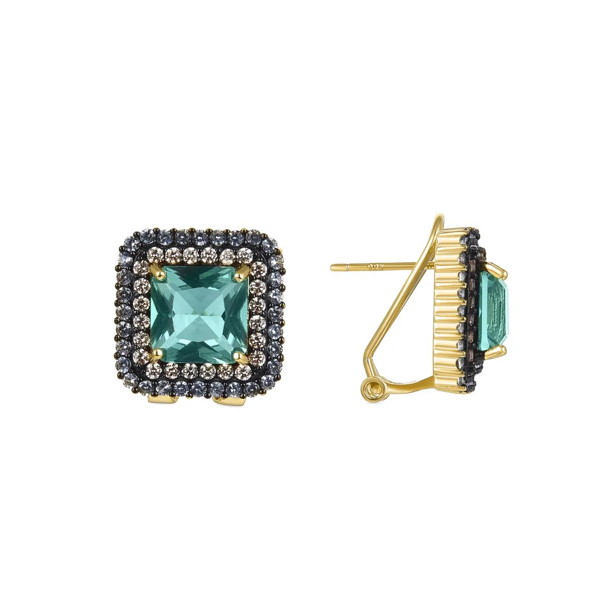 Pendientes Mukor Plata De Ley 925 - Mukor MULTICOLOR