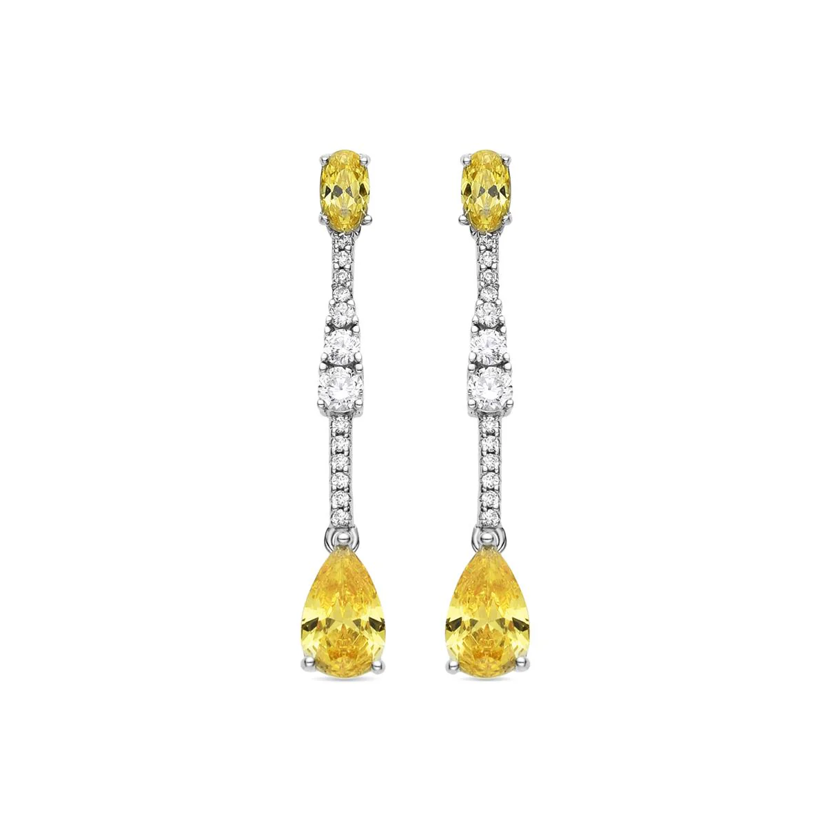 Pendientes Murbi Plata de Ley 925 - Murbi AMARILLO