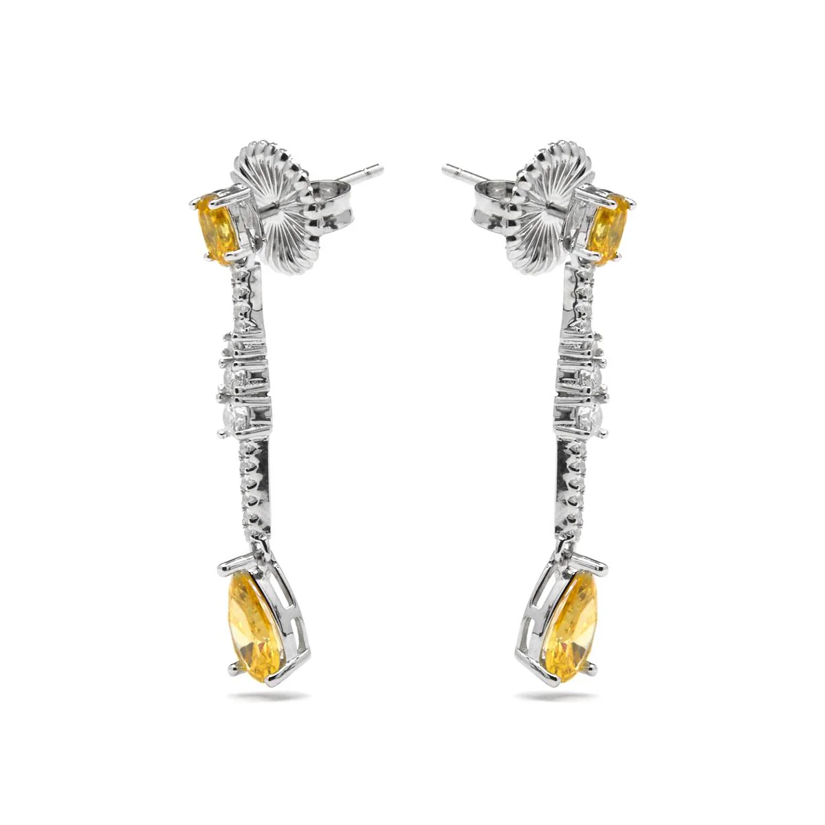 Pendientes Murbi Plata de Ley 925 - Murbi AMARILLO - Image 2
