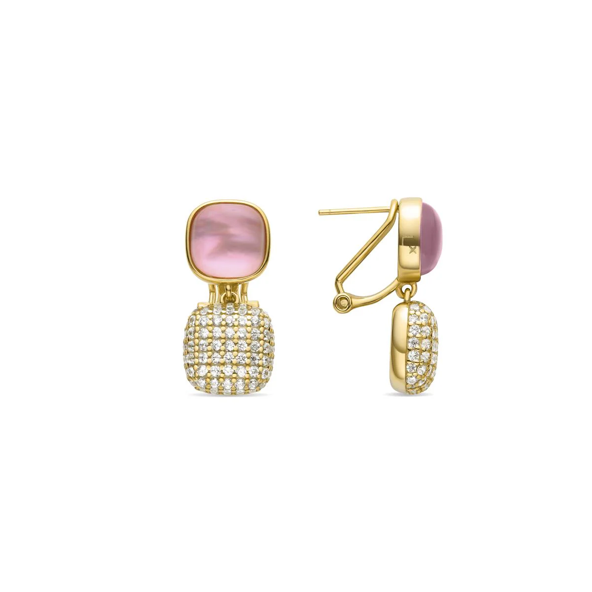 Pendientes Murbu Plata de Ley 925 - Murbu ROSA