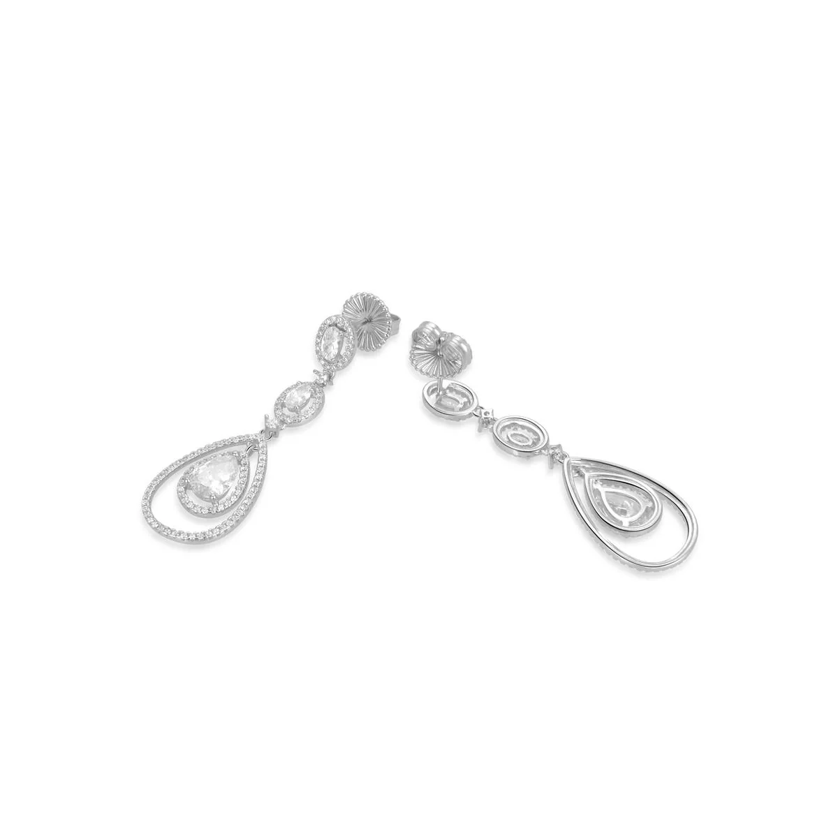Pendientes Muziki Plata De Ley 925 - Muziki BLANCO - Image 3