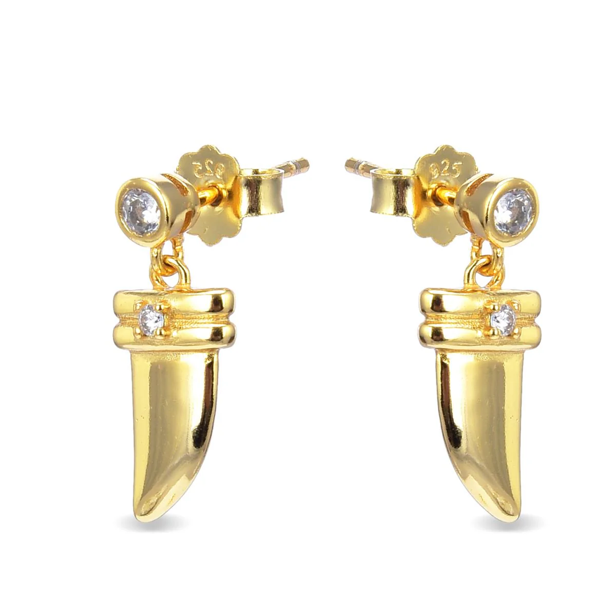 Pendientes Nabelia Plata De Ley 925 - Nabelia BLANCO - Image 2