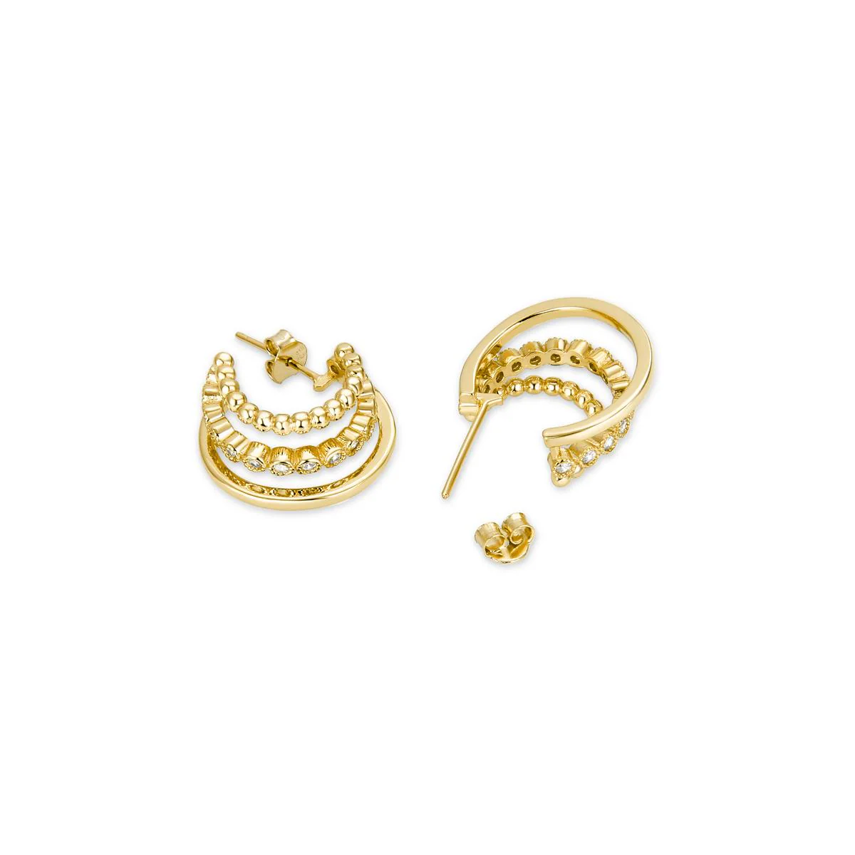 Pendientes Nafa Plata De Ley 925 - Nafa AMARILLO - Image 3