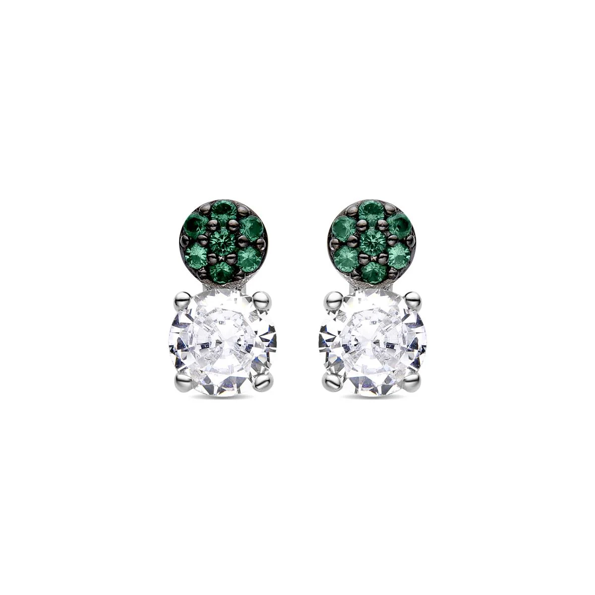 Pendientes Naiuh Plata De Ley 925 - Naiuh VERDE