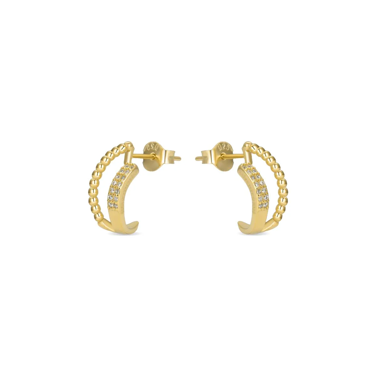 Pendientes Nalek Plata De Ley 925 - Nalek AMARILLO - Image 2