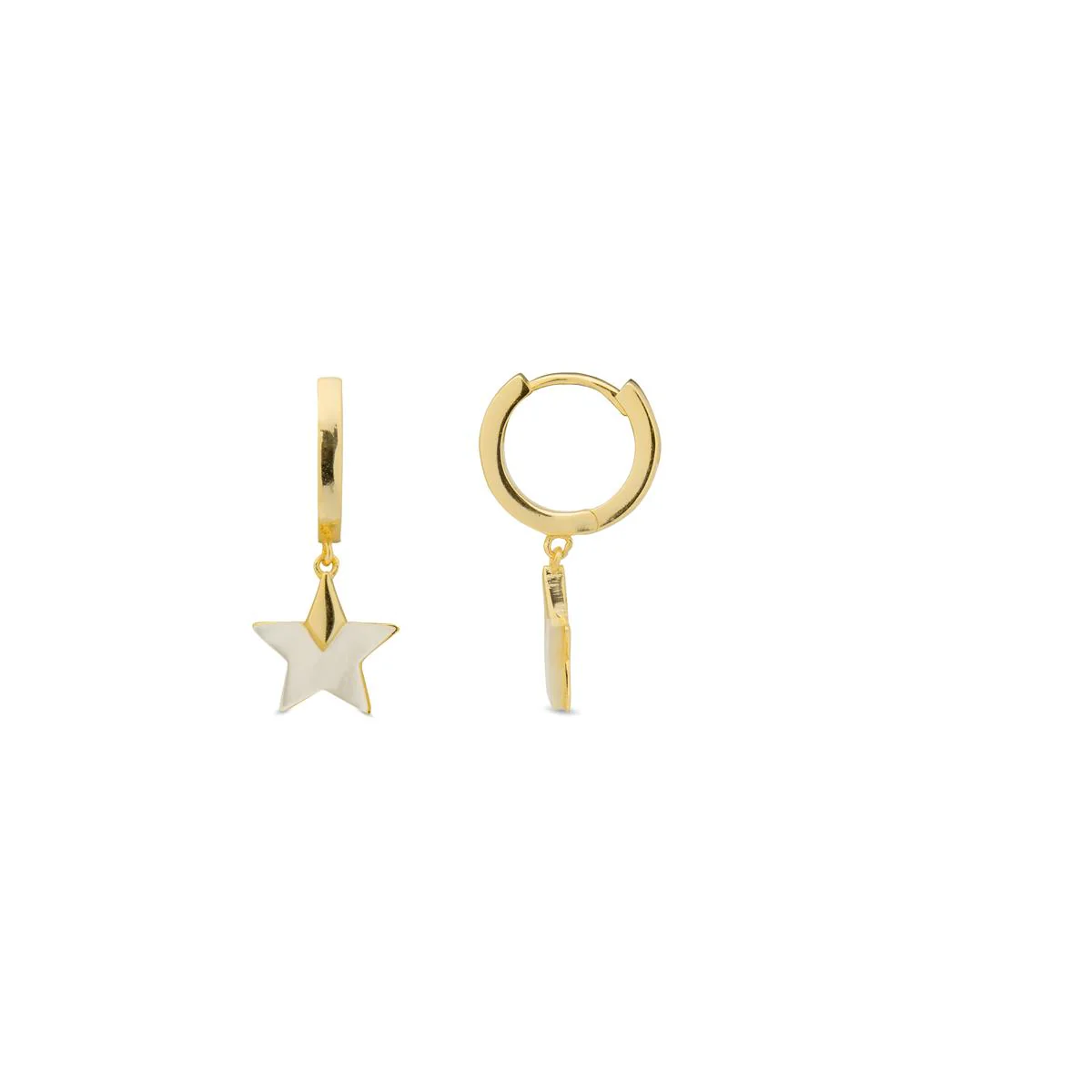Pendientes Naliam Plata De Ley 925 - Naliam BLANCO