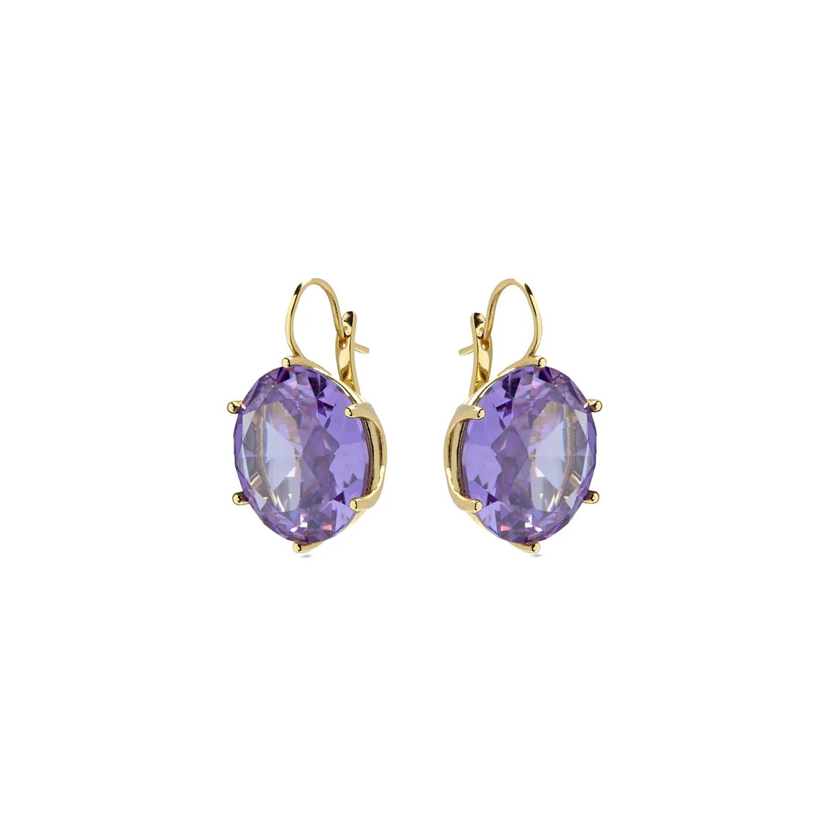 Pendientes Nalin Plata De Ley 925 - Nalin MORADO - Image 2
