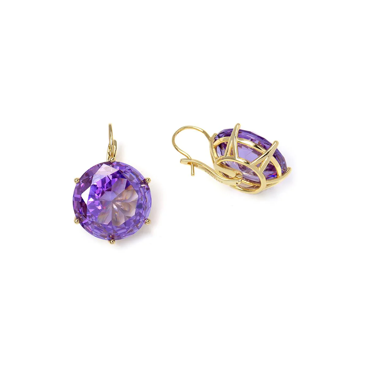 Pendientes Nalin Plata De Ley 925 - Nalin MORADO - Image 3