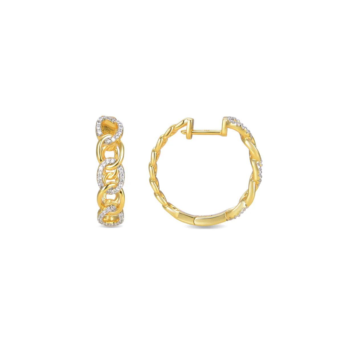 Pendientes Nazba Plata De Ley 925 - Nazba AMARILLO