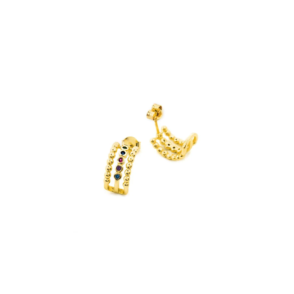 Pendientes Nean Plata de Ley 925 - Nean BLANCO - Image 3