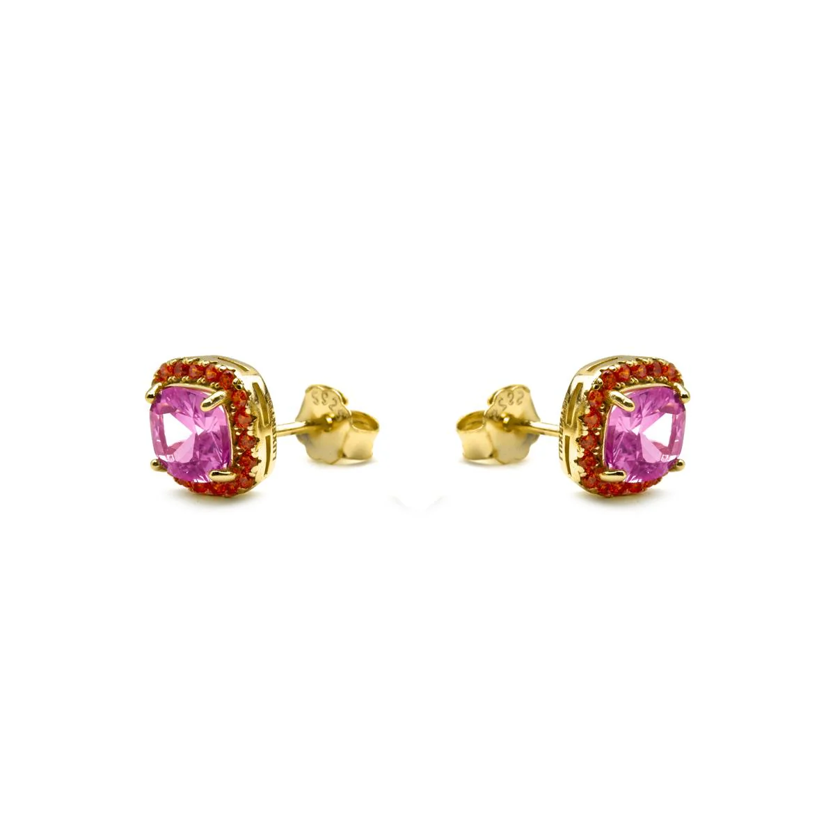 Pendientes Nehu Plata de Ley 925 - Nehu NARANJA - Image 2
