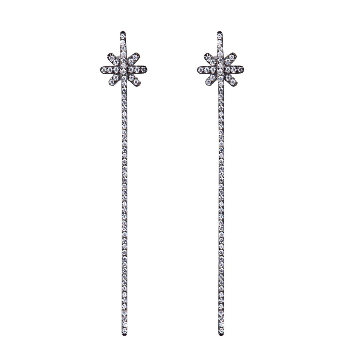 Pendientes Neil Plata De Ley 925 - Neil NEGRO